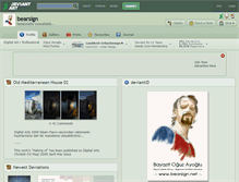 Tablet Screenshot of bearsign.deviantart.com
