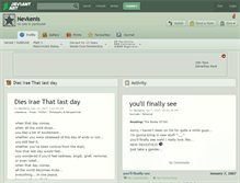 Tablet Screenshot of nevkenis.deviantart.com