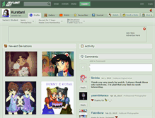 Tablet Screenshot of kuratani.deviantart.com
