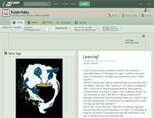 Tablet Screenshot of fuzen-hasu.deviantart.com