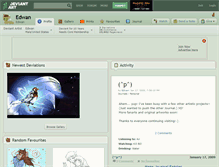 Tablet Screenshot of edwan.deviantart.com