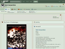Tablet Screenshot of dark-serpentine.deviantart.com
