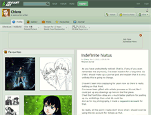 Tablet Screenshot of chiera.deviantart.com