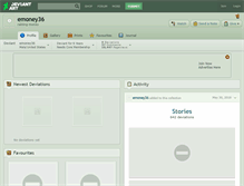 Tablet Screenshot of emoney36.deviantart.com