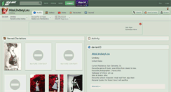 Desktop Screenshot of misslindseylou.deviantart.com