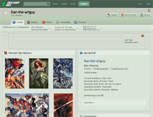 Tablet Screenshot of dan-the-artguy.deviantart.com