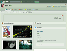 Tablet Screenshot of jahc-dark.deviantart.com