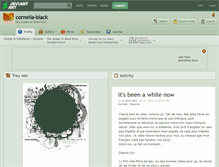 Tablet Screenshot of cornelia-black.deviantart.com