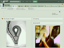 Tablet Screenshot of kennian.deviantart.com