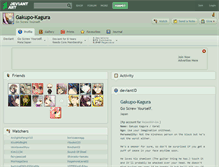 Tablet Screenshot of gakupo-kagura.deviantart.com