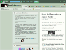 Tablet Screenshot of bloodredravens.deviantart.com