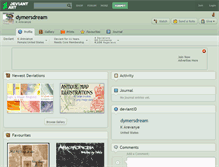 Tablet Screenshot of dymersdream.deviantart.com