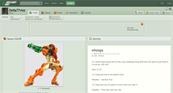 Desktop Screenshot of delta77vioz.deviantart.com