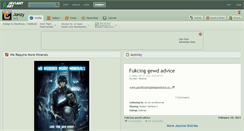 Desktop Screenshot of jonzy.deviantart.com