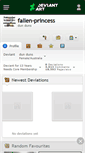 Mobile Screenshot of fallen-princess.deviantart.com