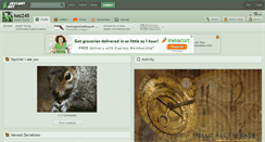 Desktop Screenshot of kez245.deviantart.com