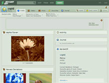 Tablet Screenshot of copid.deviantart.com