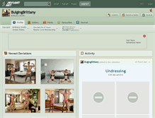 Tablet Screenshot of bulgingbrittany.deviantart.com
