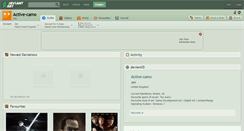 Desktop Screenshot of active-camo.deviantart.com