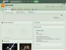 Tablet Screenshot of active-camo.deviantart.com