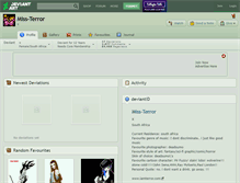Tablet Screenshot of miss-terror.deviantart.com