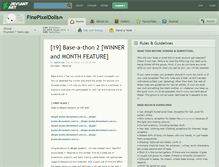 Tablet Screenshot of finepixeldolls.deviantart.com