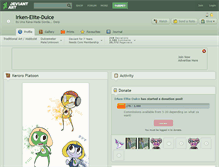 Tablet Screenshot of irken-elite-dulce.deviantart.com