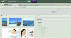 Desktop Screenshot of mimlin.deviantart.com