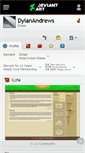 Mobile Screenshot of dylanandrews.deviantart.com