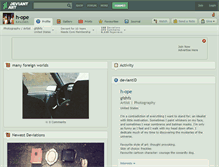 Tablet Screenshot of h-ope.deviantart.com