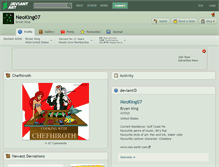 Tablet Screenshot of neoking07.deviantart.com