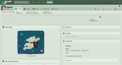 Desktop Screenshot of hanno.deviantart.com