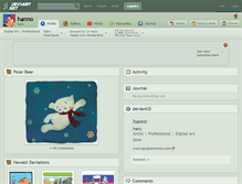 Tablet Screenshot of hanno.deviantart.com