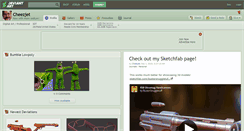 Desktop Screenshot of cheezjet.deviantart.com