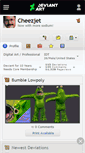 Mobile Screenshot of cheezjet.deviantart.com