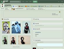 Tablet Screenshot of cemarino.deviantart.com