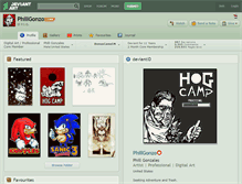 Tablet Screenshot of phillgonzo.deviantart.com