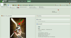 Desktop Screenshot of bolk.deviantart.com