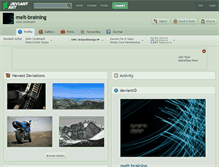 Tablet Screenshot of melt-braining.deviantart.com