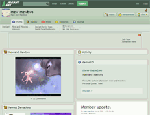 Tablet Screenshot of mew-mewtwo.deviantart.com