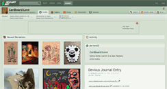 Desktop Screenshot of cardboard-love.deviantart.com