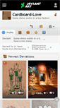 Mobile Screenshot of cardboard-love.deviantart.com