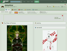 Tablet Screenshot of mistralwind.deviantart.com