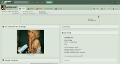 Desktop Screenshot of ameliecool.deviantart.com