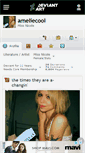 Mobile Screenshot of ameliecool.deviantart.com