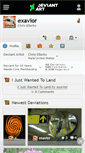 Mobile Screenshot of exavior.deviantart.com