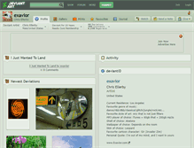 Tablet Screenshot of exavior.deviantart.com