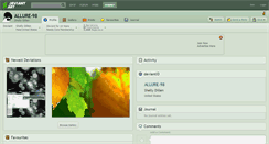Desktop Screenshot of allure-98.deviantart.com