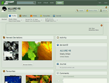 Tablet Screenshot of allure-98.deviantart.com