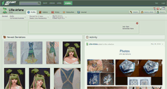 Desktop Screenshot of lilia-ariana.deviantart.com